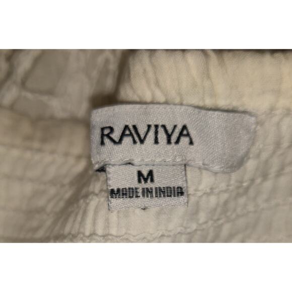 Raviya White Crocheted Skirt Dress Sz M Bohemian Beautiful Crochet Lined Medium - Picture 10 of 16